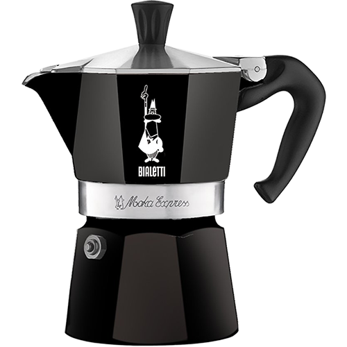 Bialetti Moka Express Svart Mokabryggare 1 kopp