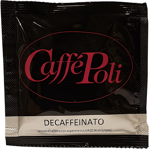 Caffè Poli Decaffeinato koffeinfria kaffepods 150st