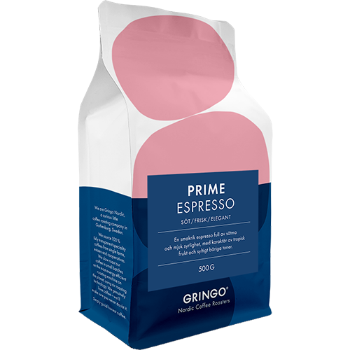 Gringo Prime Espresso kaffebönor 500g