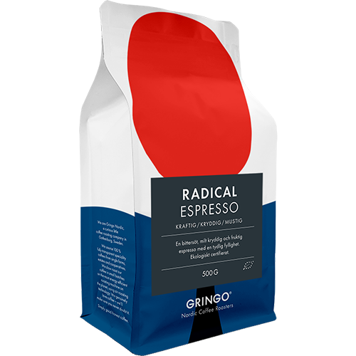 Gringo Radical Espresso Eko kaffebönor 500g