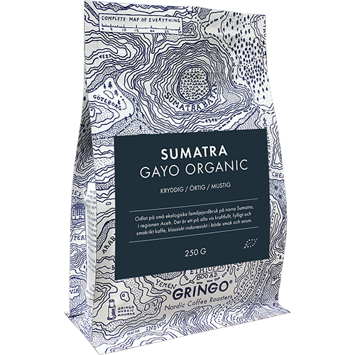 Gringo Sumatra Raja Toba kaffebönor 250g