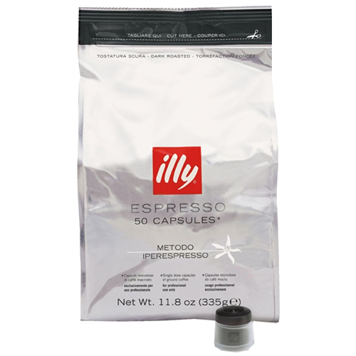 illy Iperespresso mörkrost professional kaffekapslar 50st