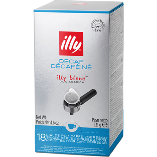 illy Espresso decaffeinato kaffepods 18st