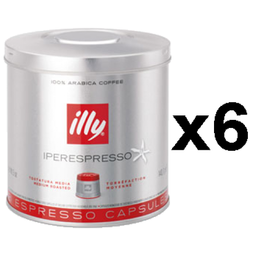 illy Iperespresso kaffekapslar 21st x6