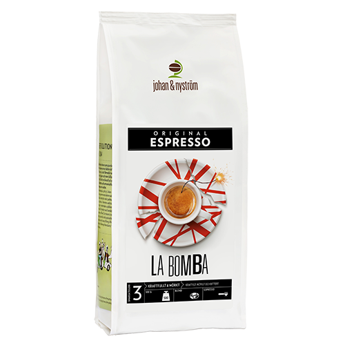 johan & nyström Espresso La Bomba kaffebönor 500g