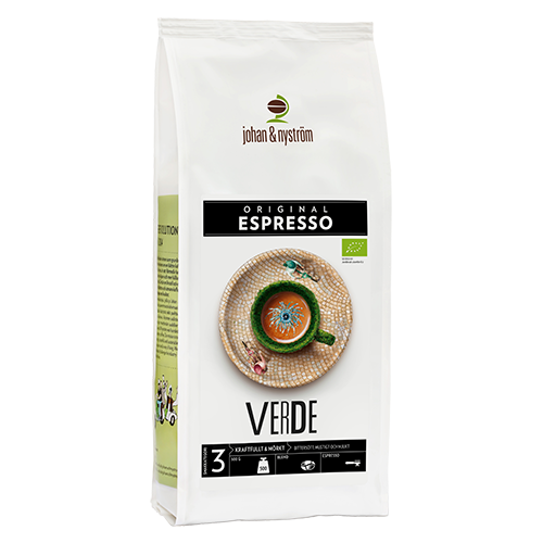 johan & nyström Espresso Verde kaffebönor 500g