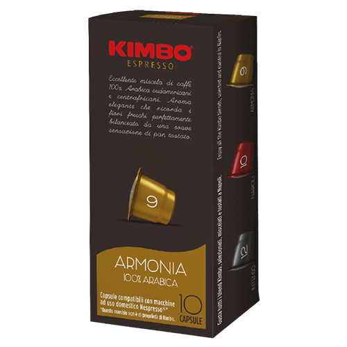 Kimbo Armonia kaffekapslar till Nespresso 10st
