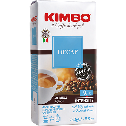 Kimbo Espresso Decaffeinato malet kaffe 250g