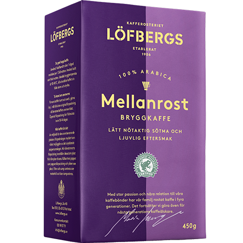 Löfbergs Lila Mellanrost malet kaffe 450g