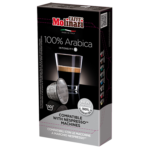 Molinari itespresso 100% arabica kaffekapslar till Nespresso 10st