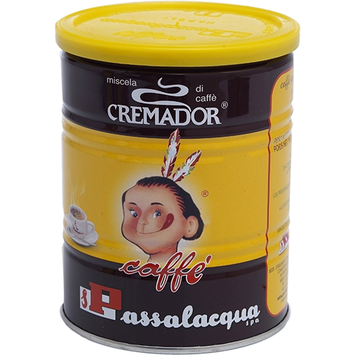 Passalacqua Cremador plåtburk malet kaffe 250g