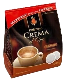 Dallmayr Crema d'Oro intensa kaffepads 28st - DeliCo ...