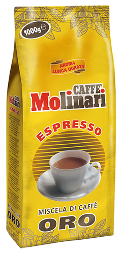 Molinari Oro kaffebönor 1000g - DeliCo - Kaffe på nätet