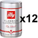 illy Espresso plåtburk kaffebönor 250g x12