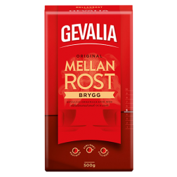 Gevalia Brygg Mellanrost malet kaffe 450g