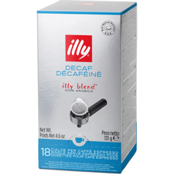 illy Espresso decaffeinato kaffepods 18st