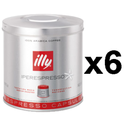 illy Iperespresso kaffekapslar 21st x6