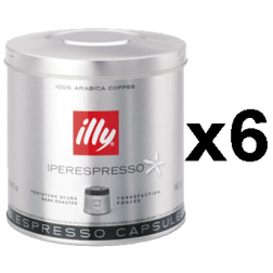 illy Iperespresso mörkrost kaffekapslar 21st x6