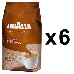 Lavazza Crema e Aroma kaffebönor 1000g x6