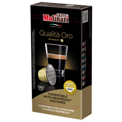 Molinari itespresso Oro kaffekapslar till Nespresso 10st